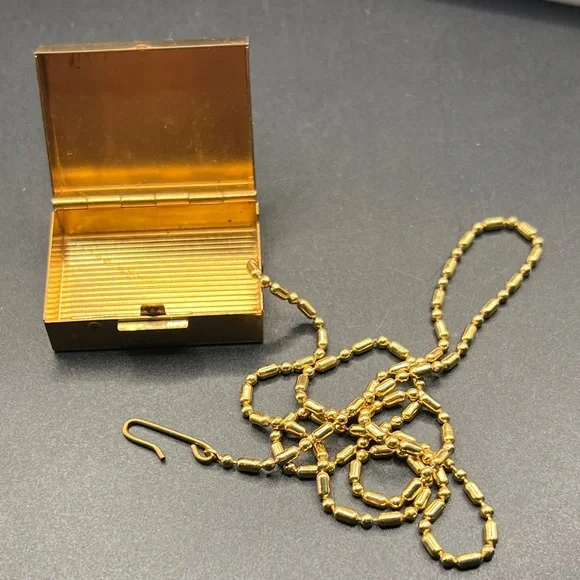 Vintage 1950’s Zipper Pull Chain Box - Picture 4 of 5